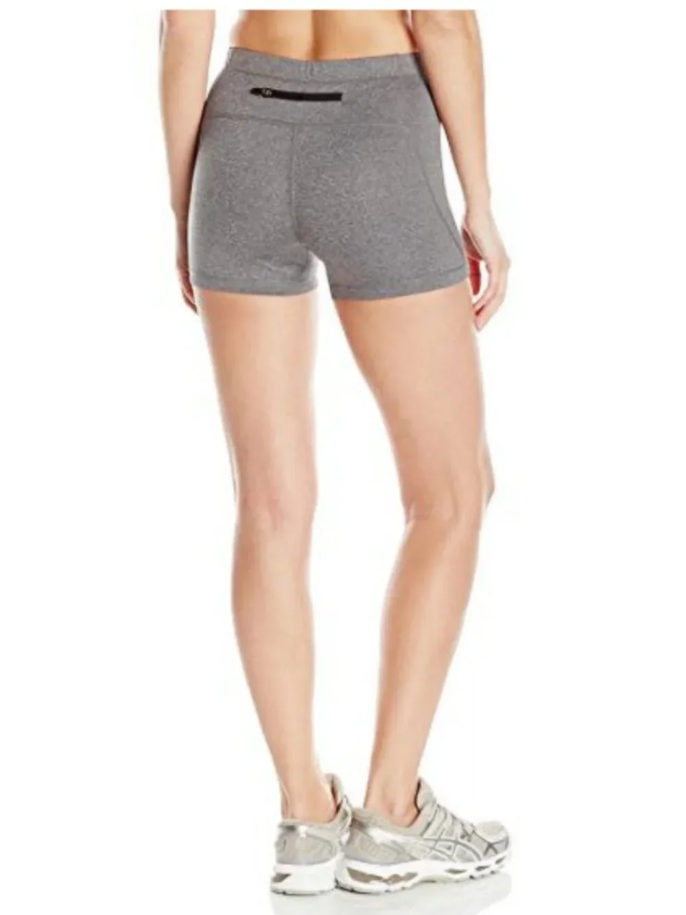 NEW ASICS Women's WS2581 Dark Grey Heather Runbrief Shorts, Sz. Large - Picture 2 of 2